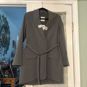 Gray blazer dress